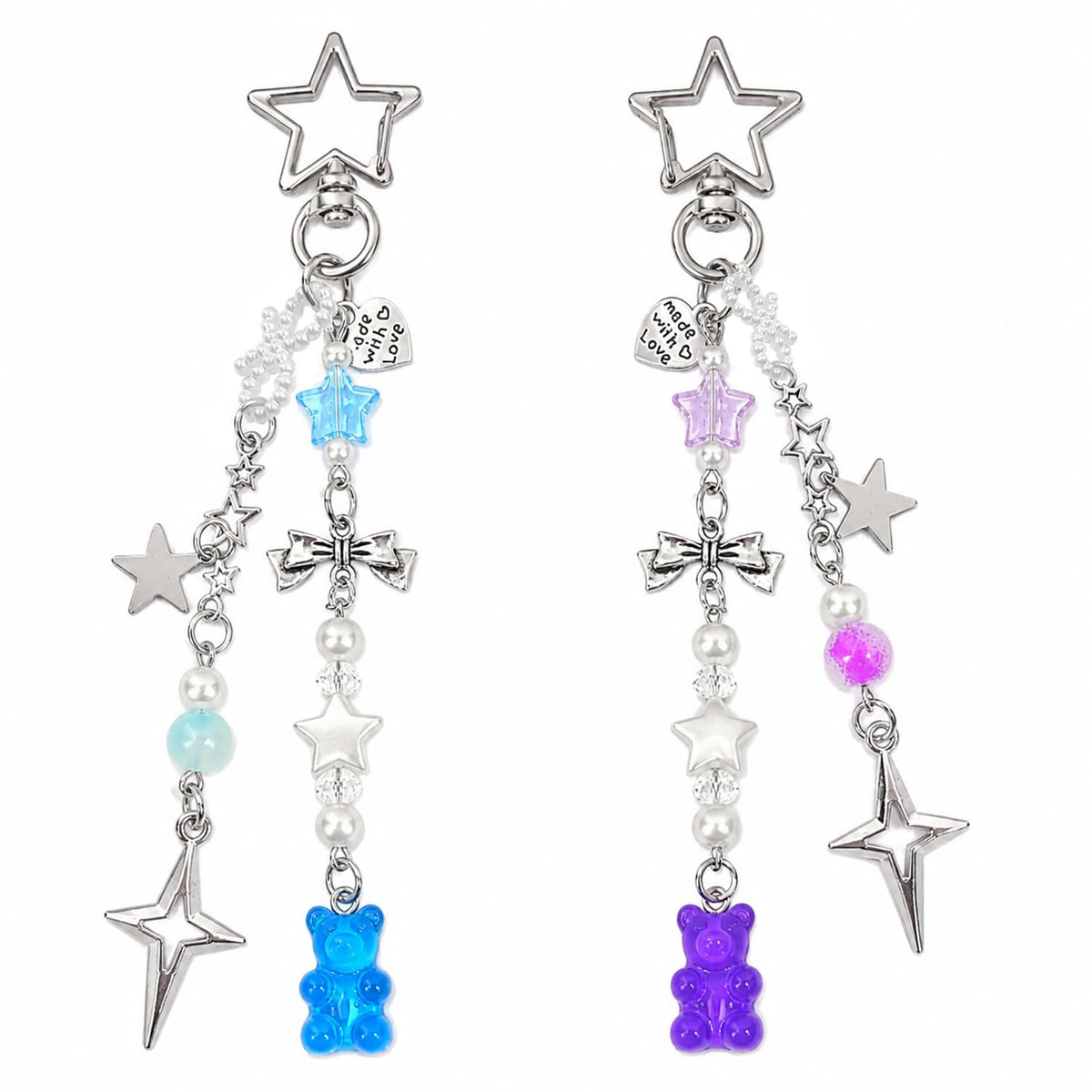 AGEN KGEN Novelty keychains Aesthetic Y2K Keychain Charms Stylish Keychains Accessories for Women Bag Purse Gifts