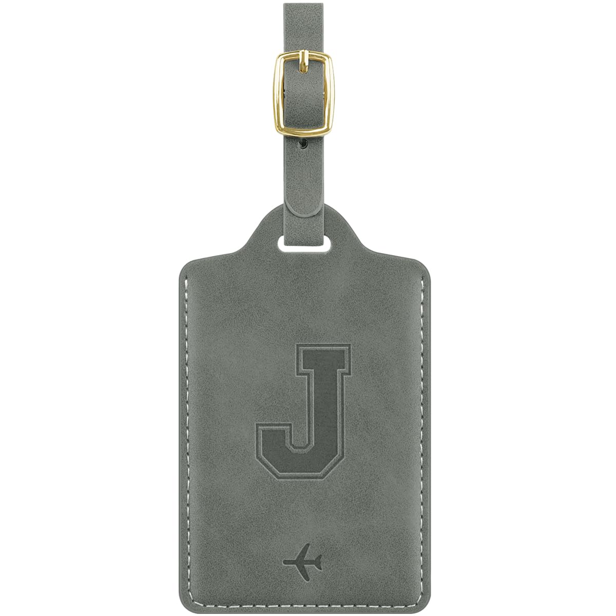 Luggage Tags for Suitcase Personalized Initial Leather Bag Tags