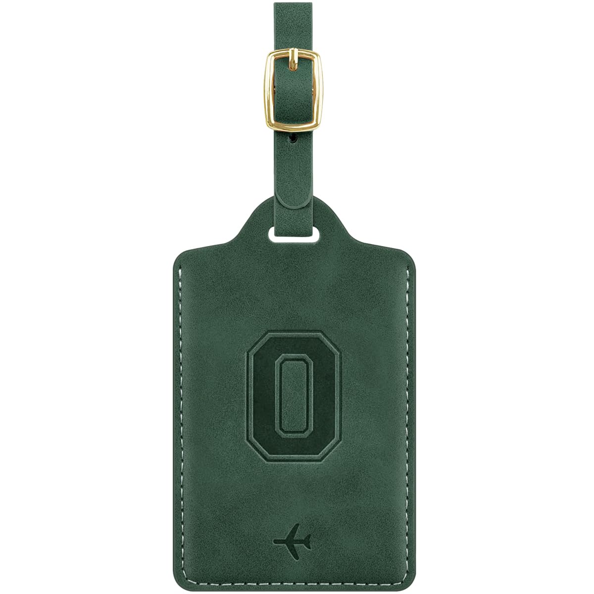 Luggage Tags for Suitcase Personalized Initial Leather Bag Tags