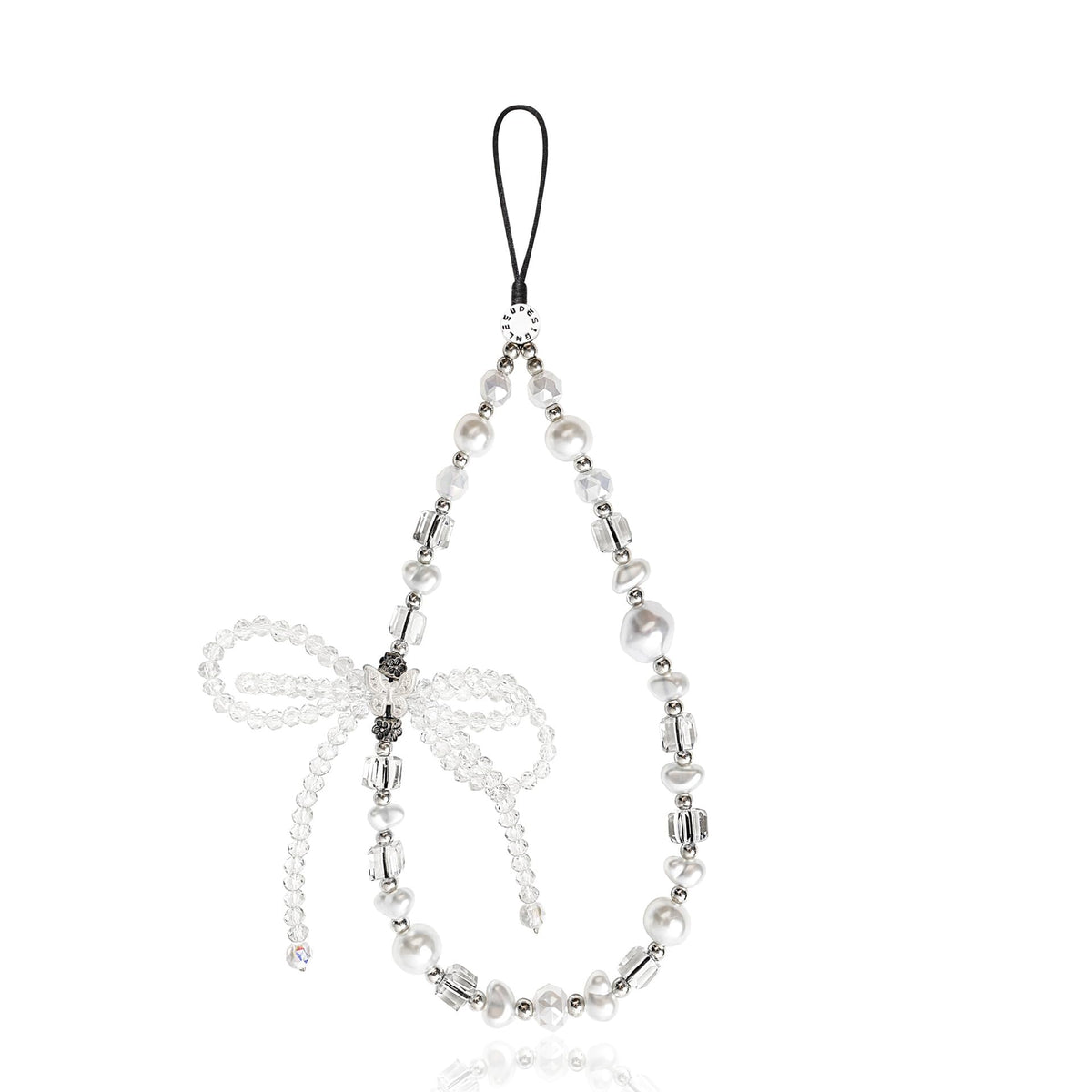 2 Pcs Phone Charm Strap Universal Hand Phone Wrist Strap Camera Lanyard Pearl Beaded Cute Chain String Accessories Universal for iPhone 16 Pro Max Samsung Women Girls Phones Bag Keychain Beach Style