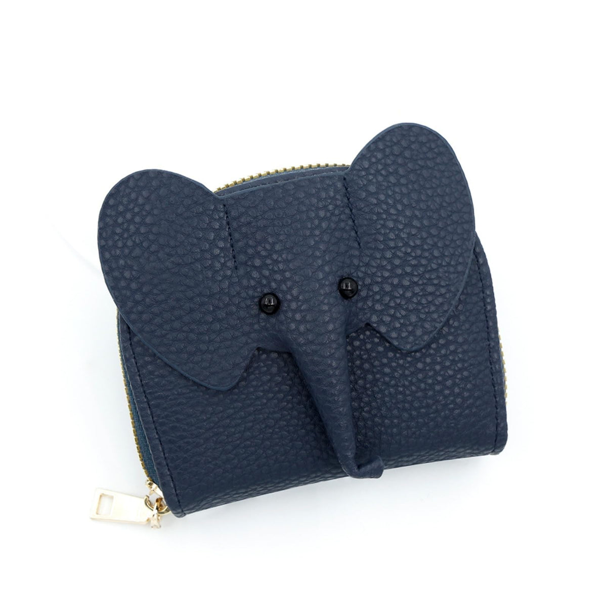 Wallet Card Holder, RFID Blocking Purse,Cute Elephant Small Minimalist Leather Credit for Women, Girls, Ladies (Red)