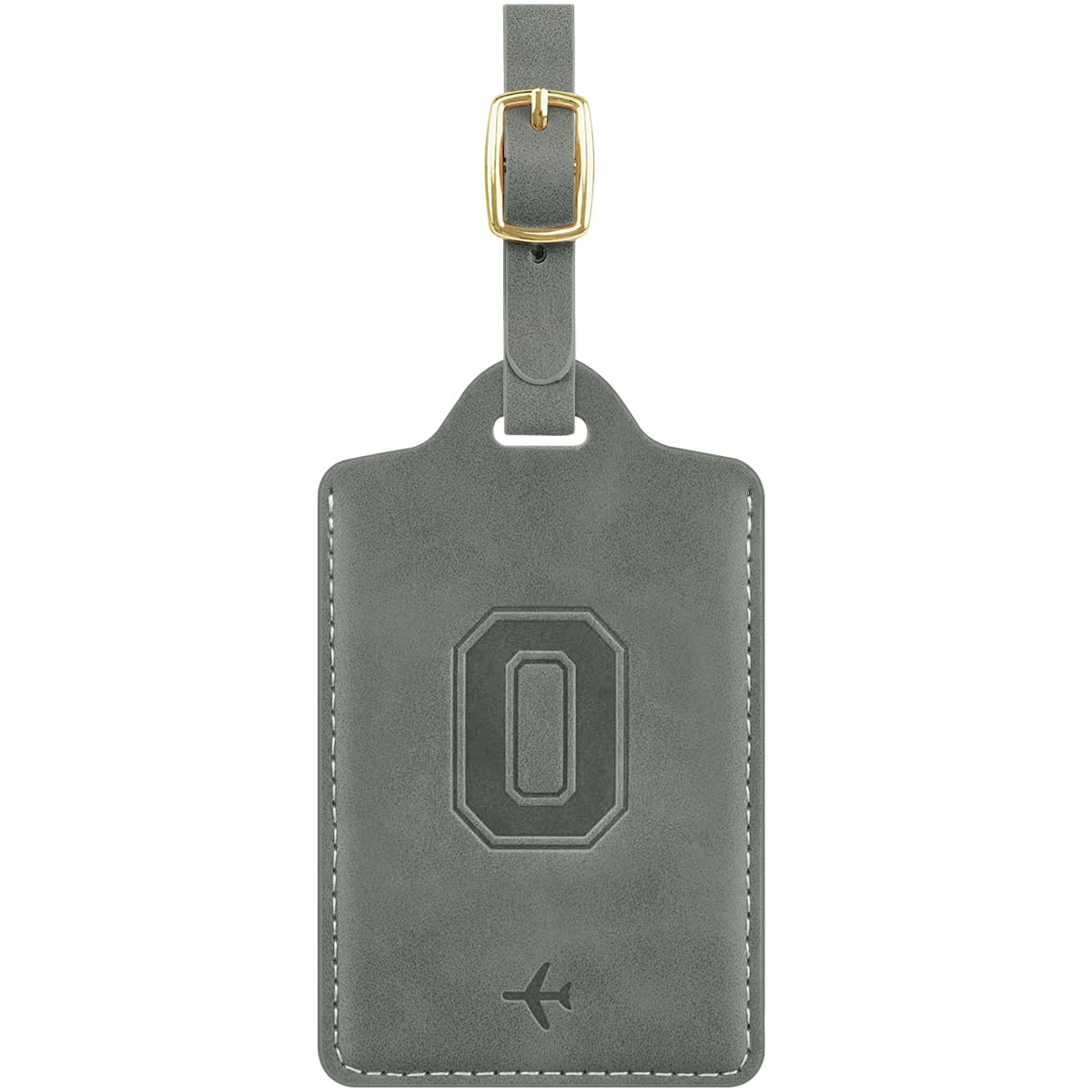 Luggage Tags for Suitcase Personalized Initial Leather Bag Tags
