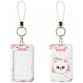 SK-Z Cartoon Photocard Holder with Lanyard, Cute Animal Themed Photocard Holder Keychain Hard Shell Protective Photo Sleeves