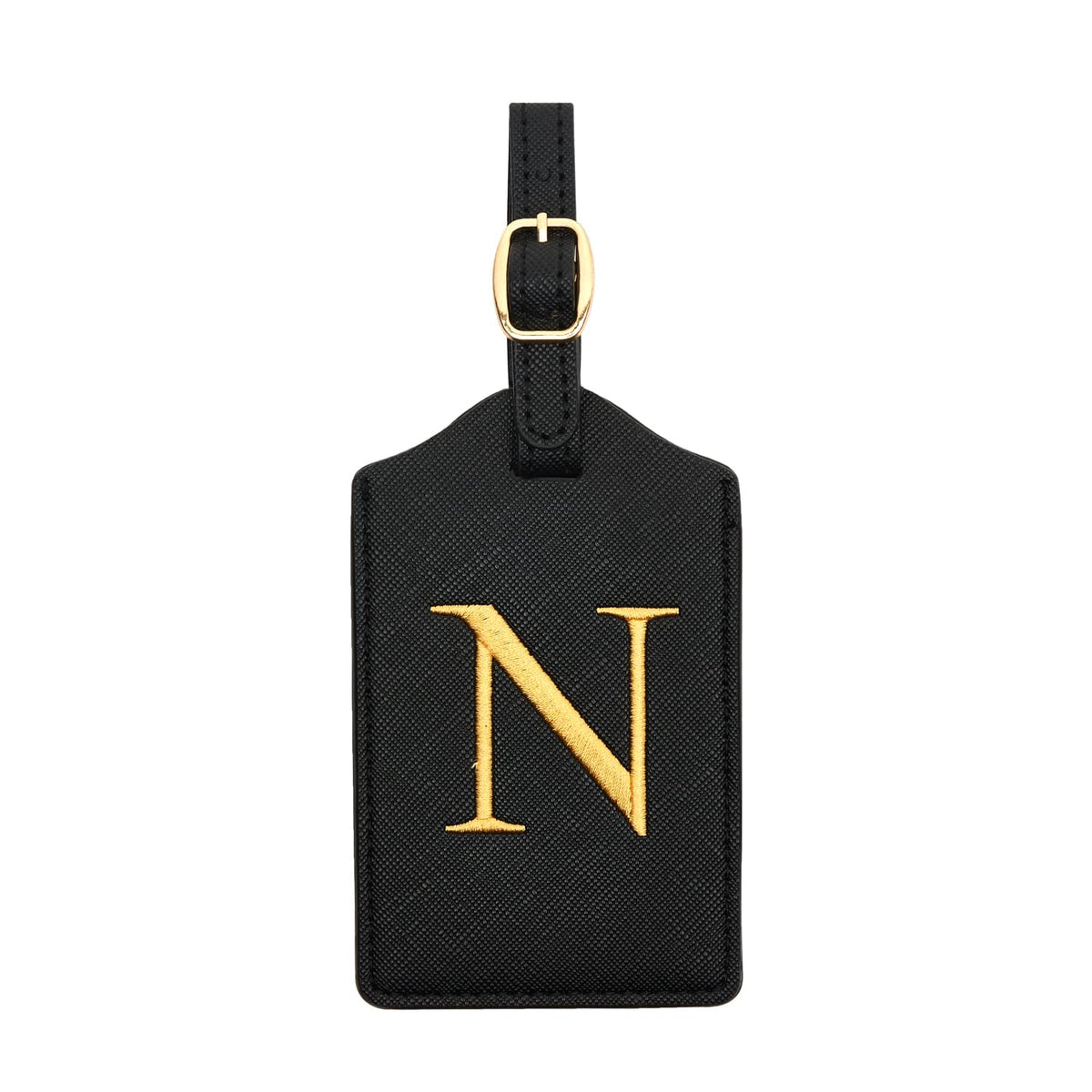Luggage Tag PU Leather for Suitcase Baggage Handbag Travel Bag Label Suitcase Tag Suitcase Label Tag w. Name Card & Privacy Cover (E)