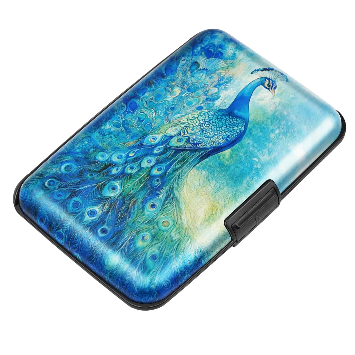 Coco Rossi Credit Card Holder RFID Aluminum Small Mini Wallet Women