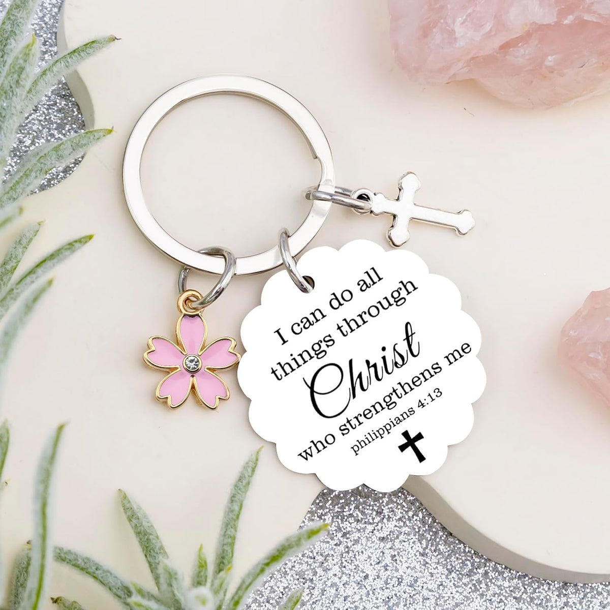 Religious Keychain Gifts for Women Faith Based Gifts for Christian Women