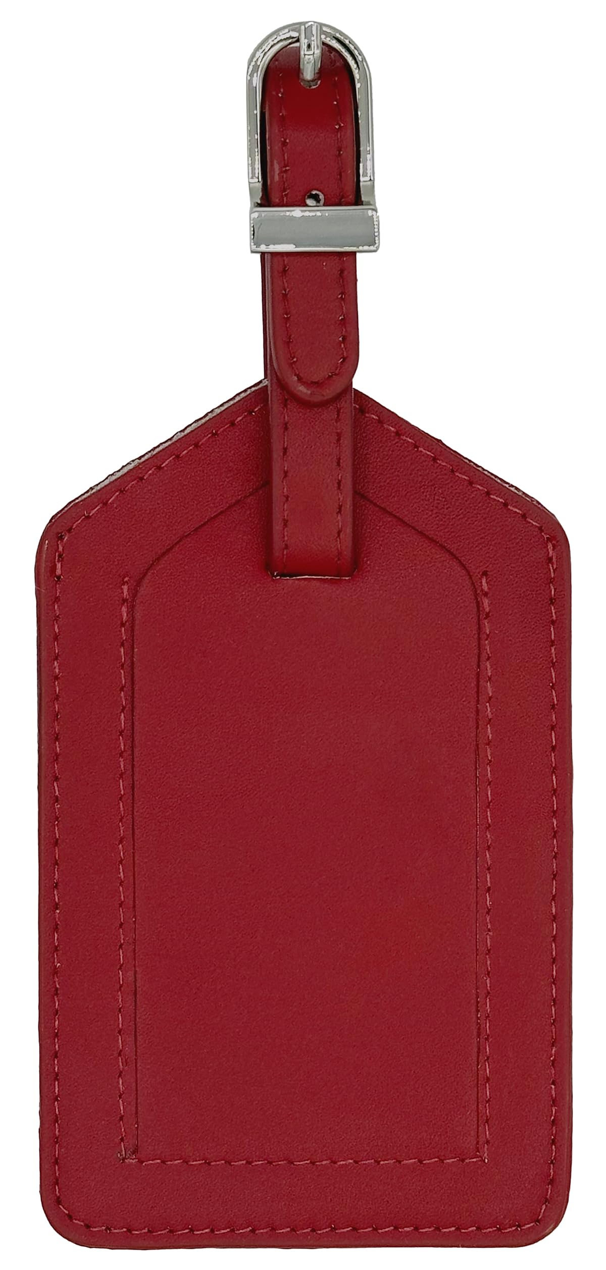 Emerald Green Genuine Top Grain Leather Luggage Tag