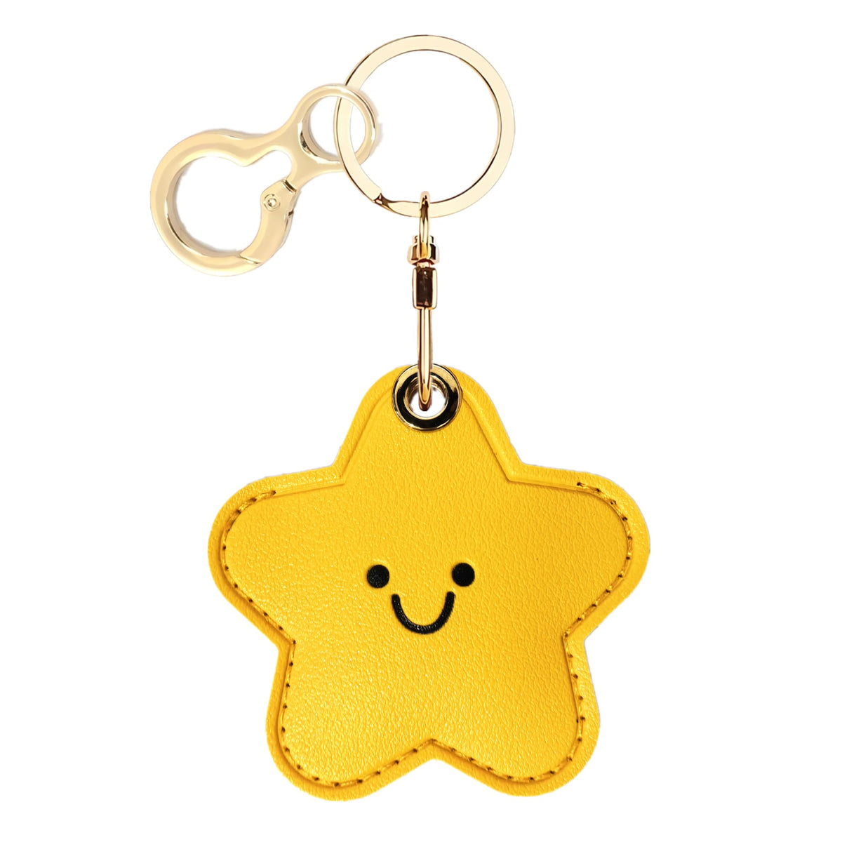 Leather Keychain holder Protective Case Compatible with Apple AirTag