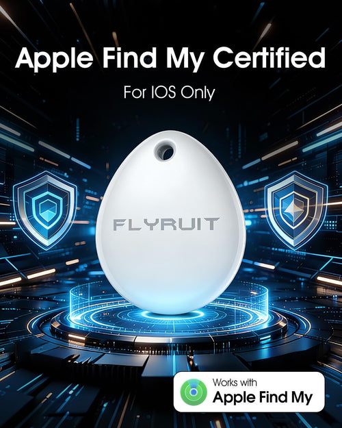 Air Tracker Tags-4 Pack, iOS Only, Apple Find My Certified, Luggage Tracker