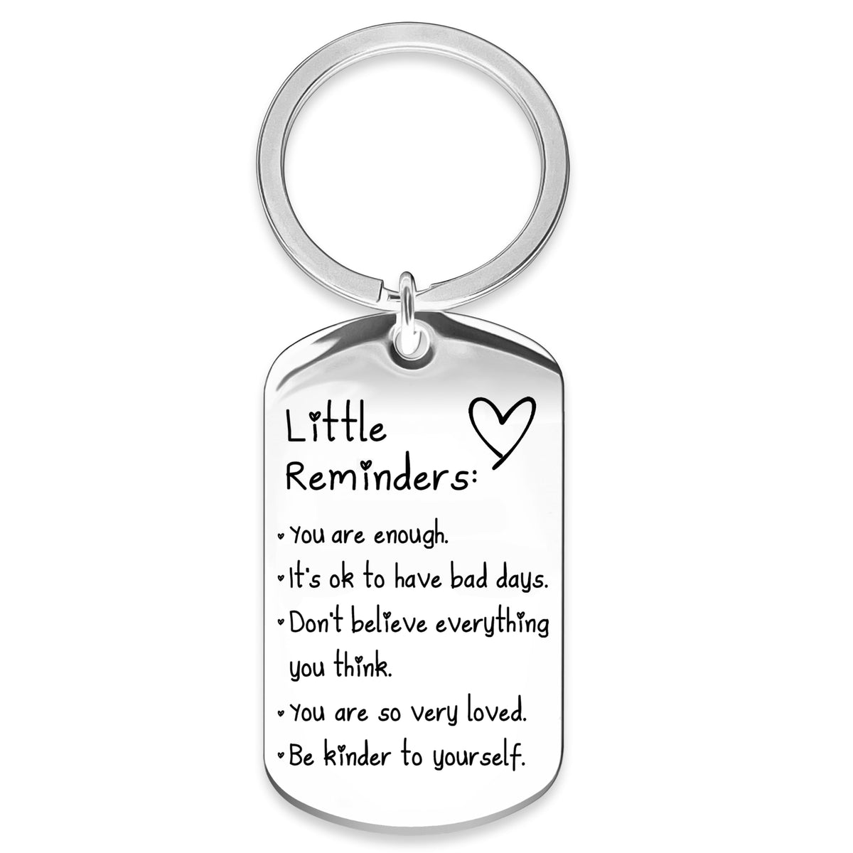 OUMILAN Little Reminders Keychain for Women Men