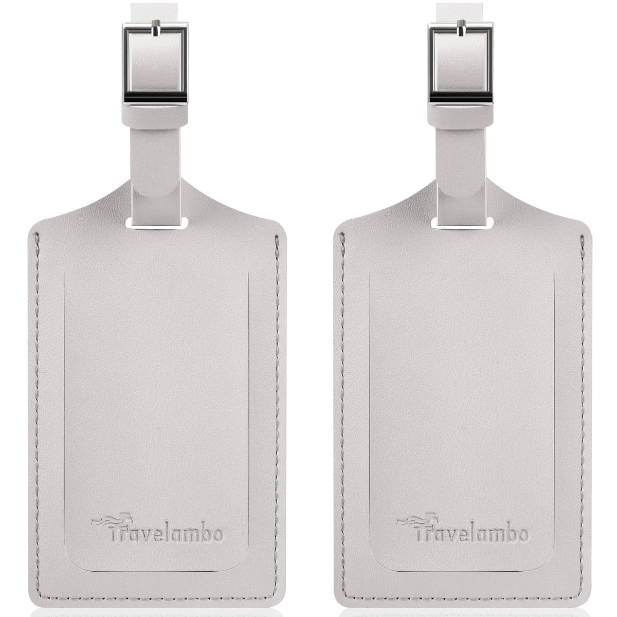 Travelambo 2 Pack Luggage Tags for Suitcases Airplane Travel Essentials