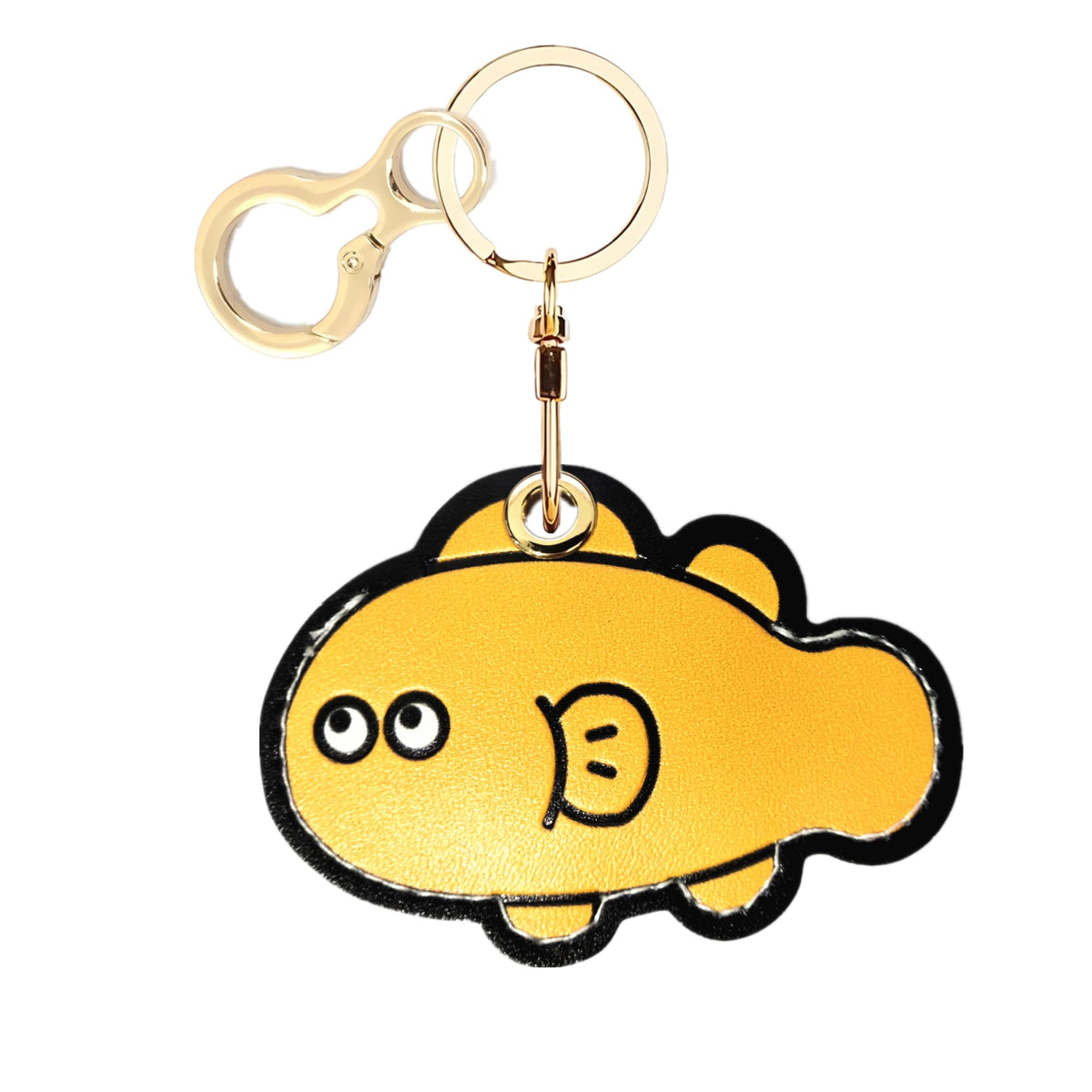 Leather Keychain holder Protective Case Compatible with Apple AirTag