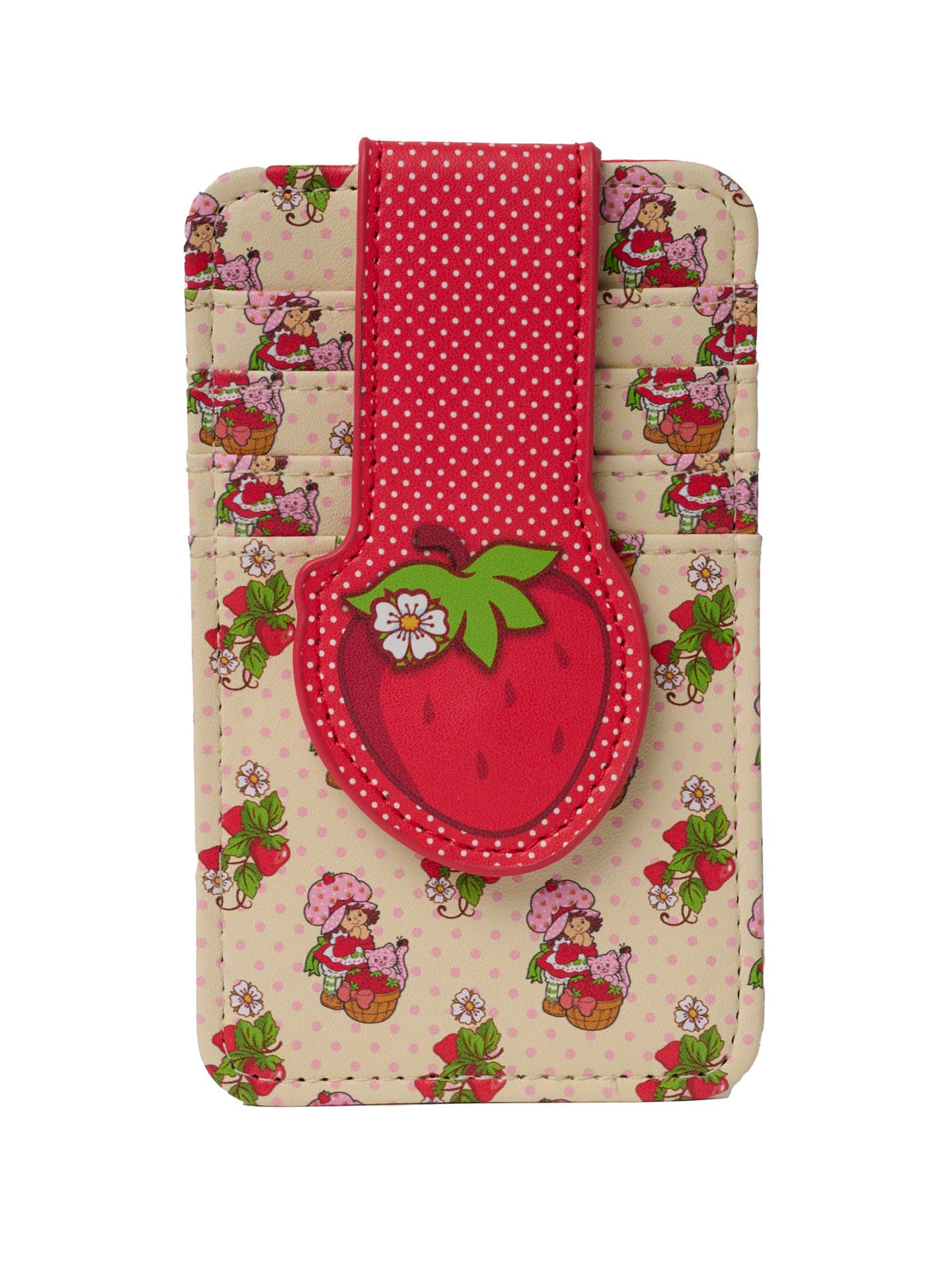 Strawberry Shortcake Card Holder Women Slim Wallet Pink