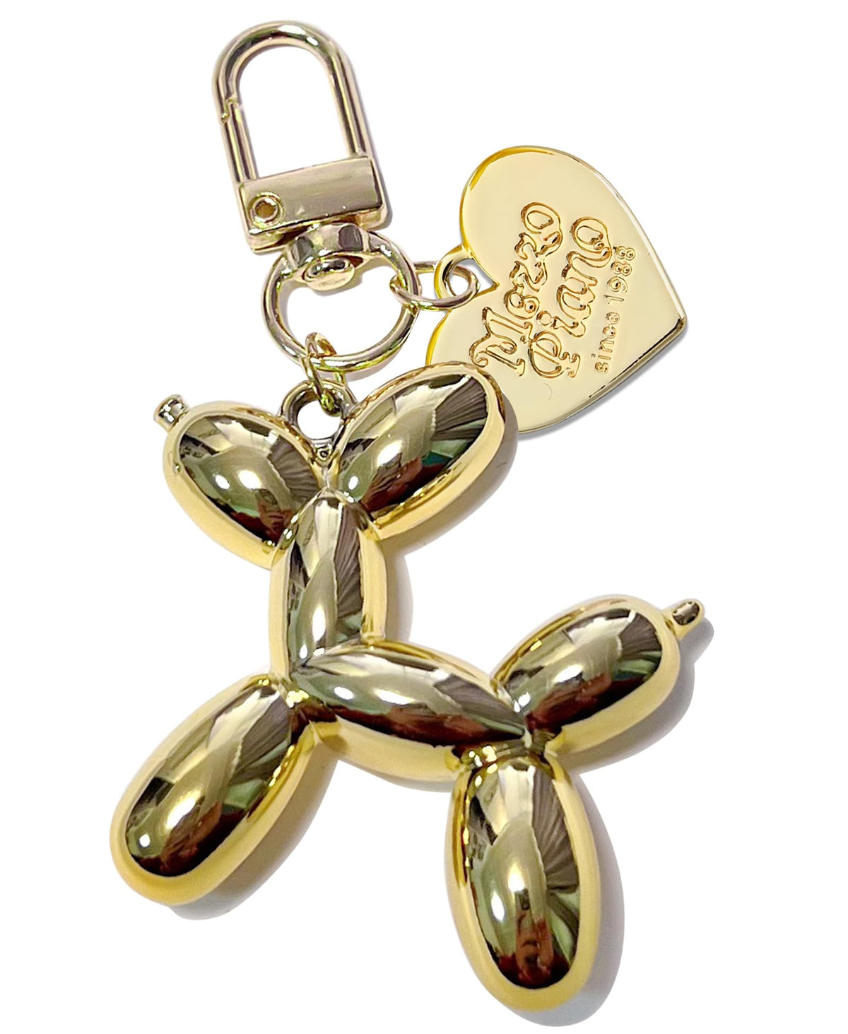 LAEKOU Jelly Balloon Dog Keychain for Women, Cute Bag Charms Key Chain