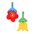 ban.do Novelty Shaped Leatherette Luggage Tag Set of 2 (Stamps)