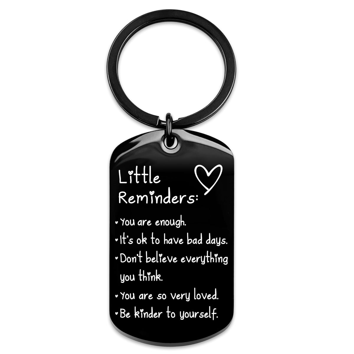 OUMILAN Little Reminders Keychain for Women Men