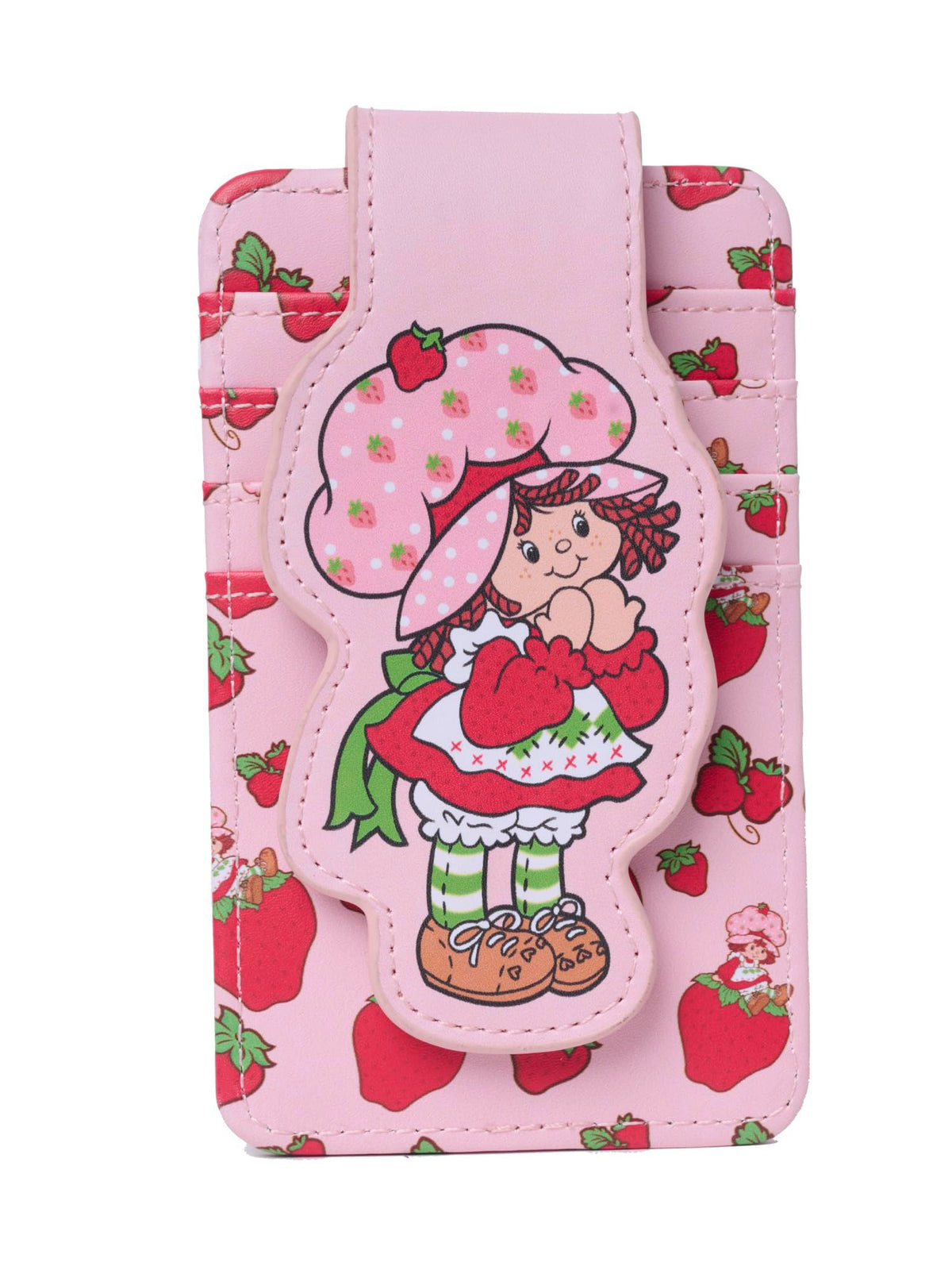 Strawberry Shortcake Card Holder Women Slim Wallet Pink