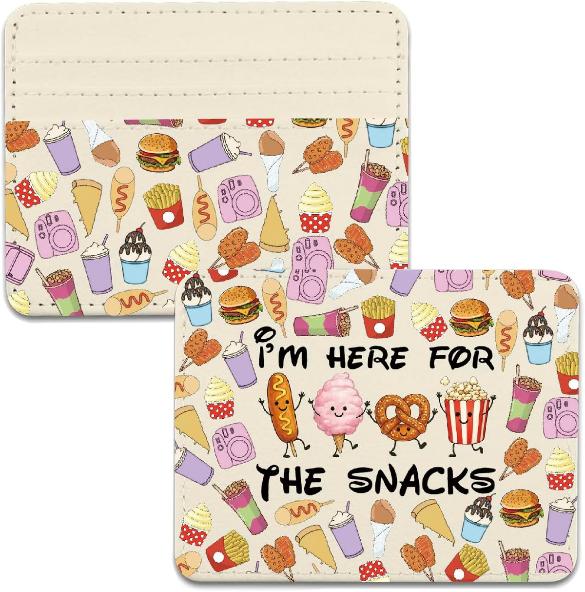 Lywjyb Birdgot Cartoon Mouse Themed Credit Card Holder Cartoon Mouse Gift Magic Mouses Lover Card Wallet (Snacks Holder)