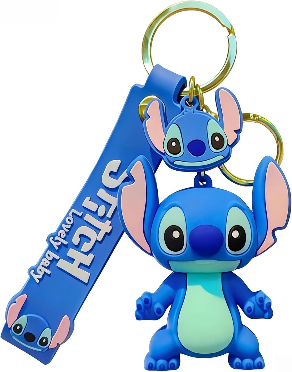 Cute Cartoon Keychain - Kawaii Wristlet Key Chain for Backpacks & Car Charms Accessories