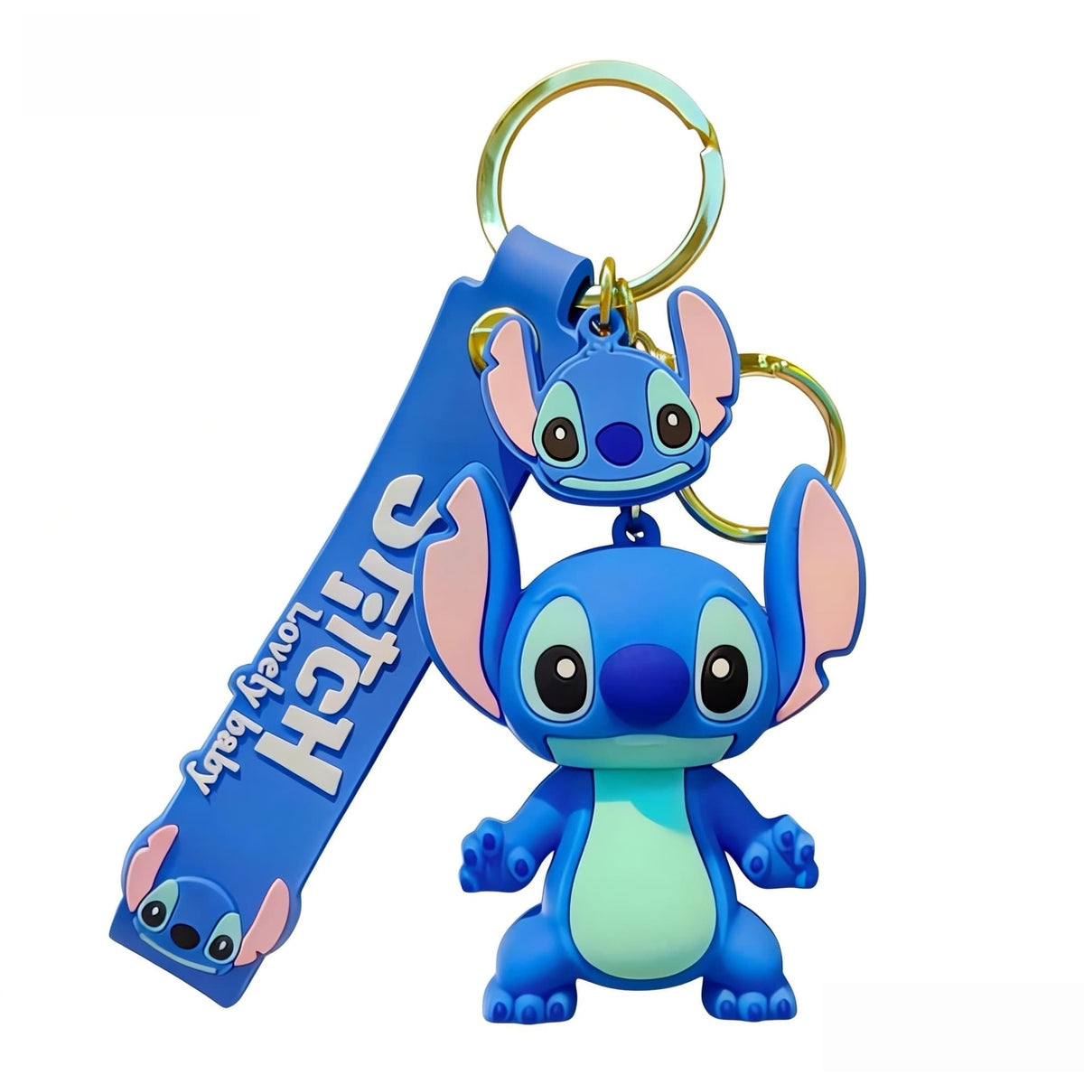 Cute Cartoon Keychain - Kawaii Wristlet Key Chain for Backpacks & Car Charms Accessories