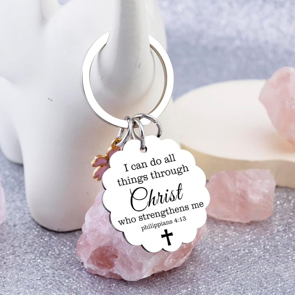 Religious Keychain Gifts for Women Faith Based Gifts for Christian Women