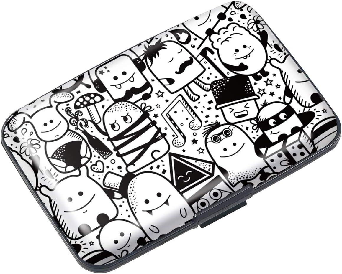 Coco Rossi Credit Card Holder RFID Aluminum Small Mini Wallet Women