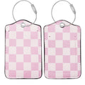Luggage Tag, Premium Faux Leather Travel ID Tag, Stylish Suitcase Accessory
