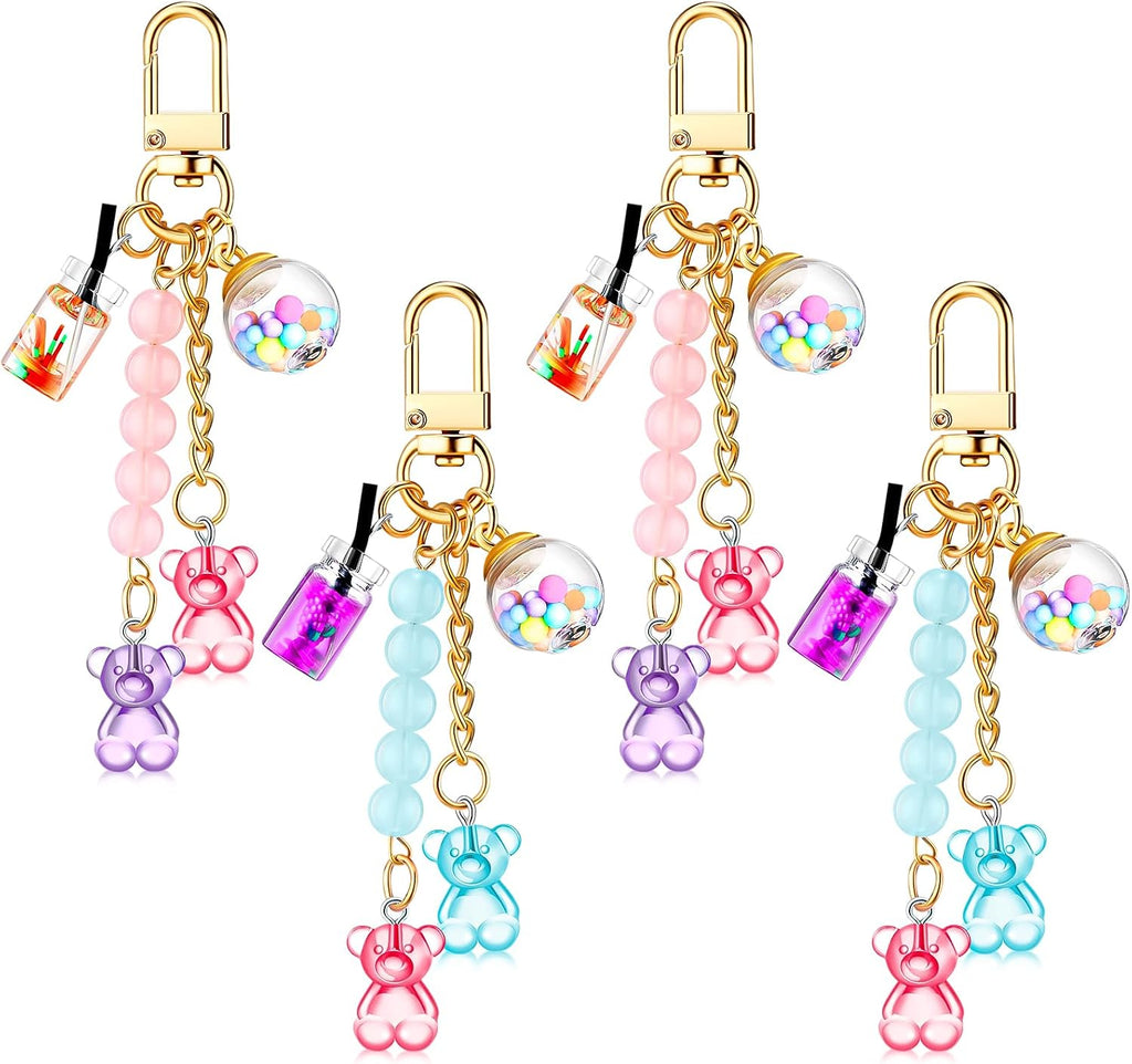 Ecally Pack Bear Keychains for Backpack Girl