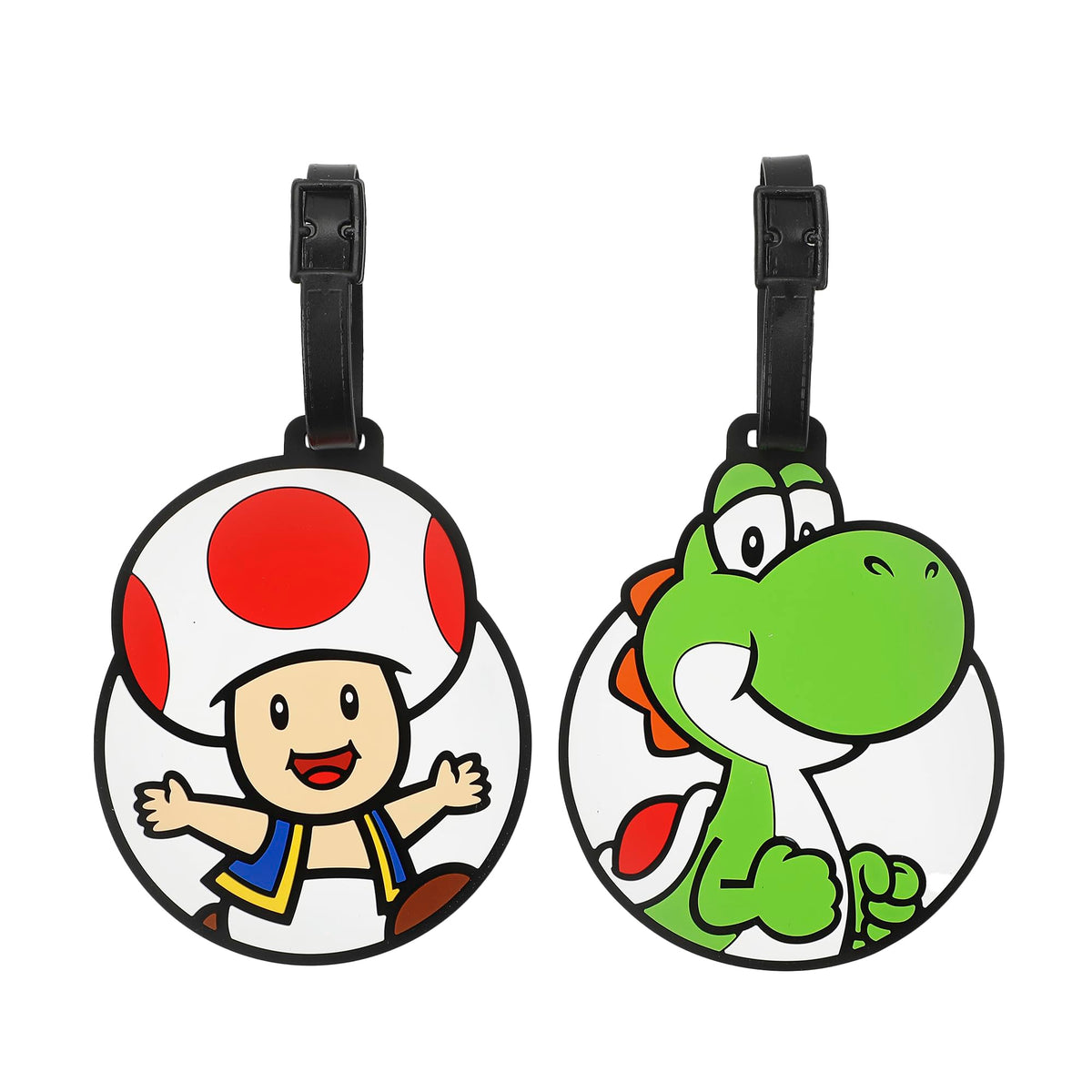 Hello Kitty 2pc Youth Luggage Tag Set - Molded Rubber with Printed ID Card