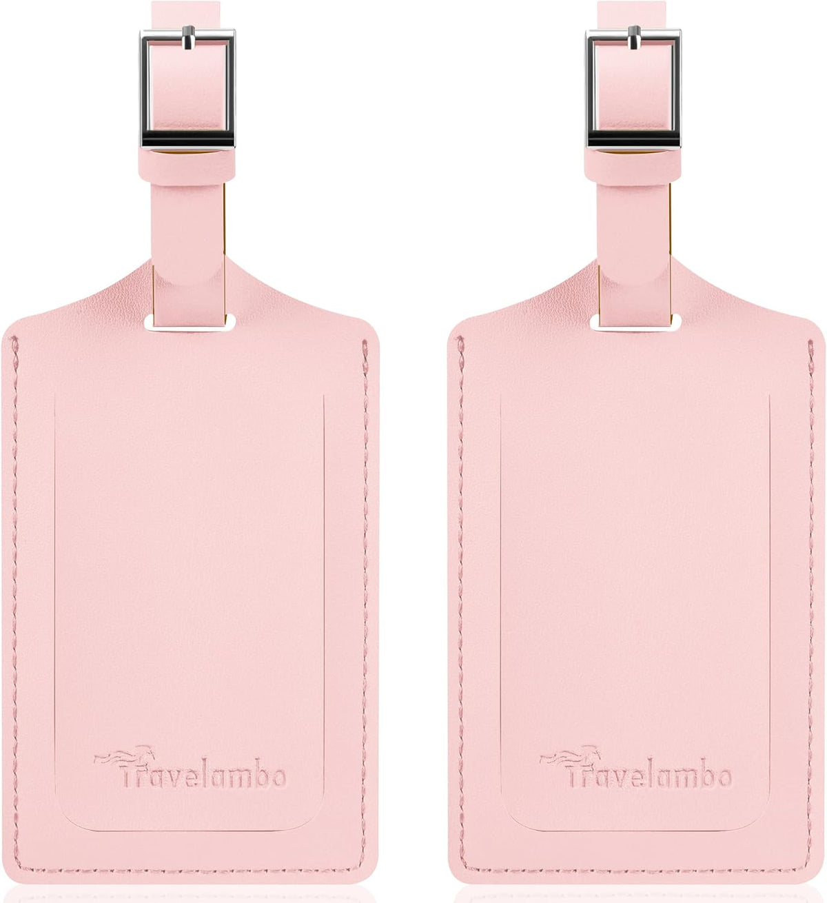 Travelambo 2 Pack Luggage Tags for Suitcases Airplane Travel Essentials