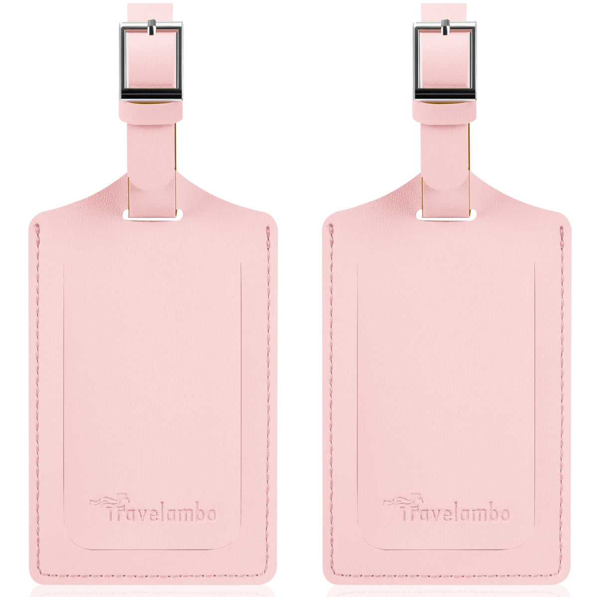 Travelambo 2 Pack Luggage Tags for Suitcases Airplane Travel Essentials