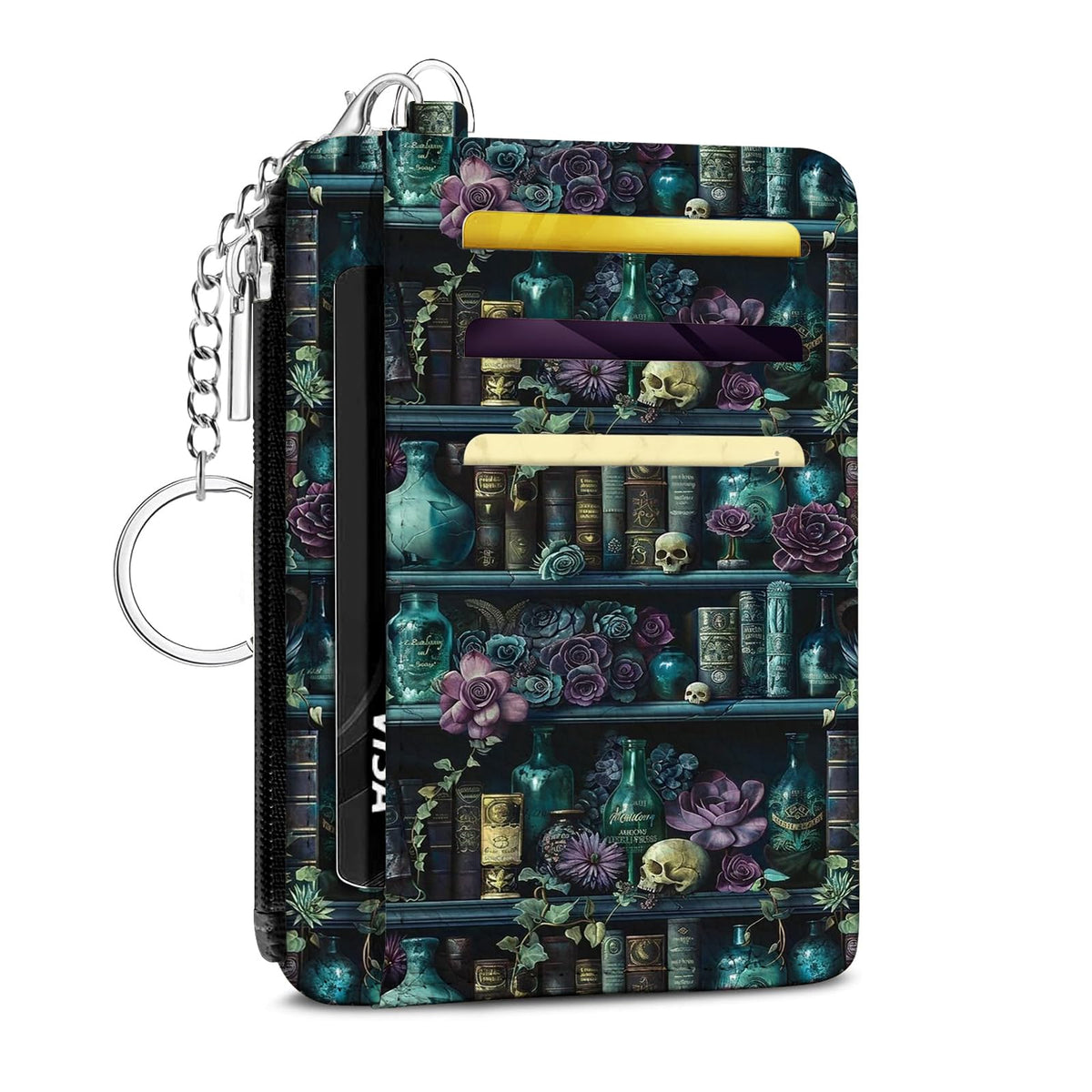 Footprints Credit Card Holder Small Wallet for Women