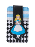 Disney Card Holder Women Slim Compact Wallet Small Cheshire Cat Pink