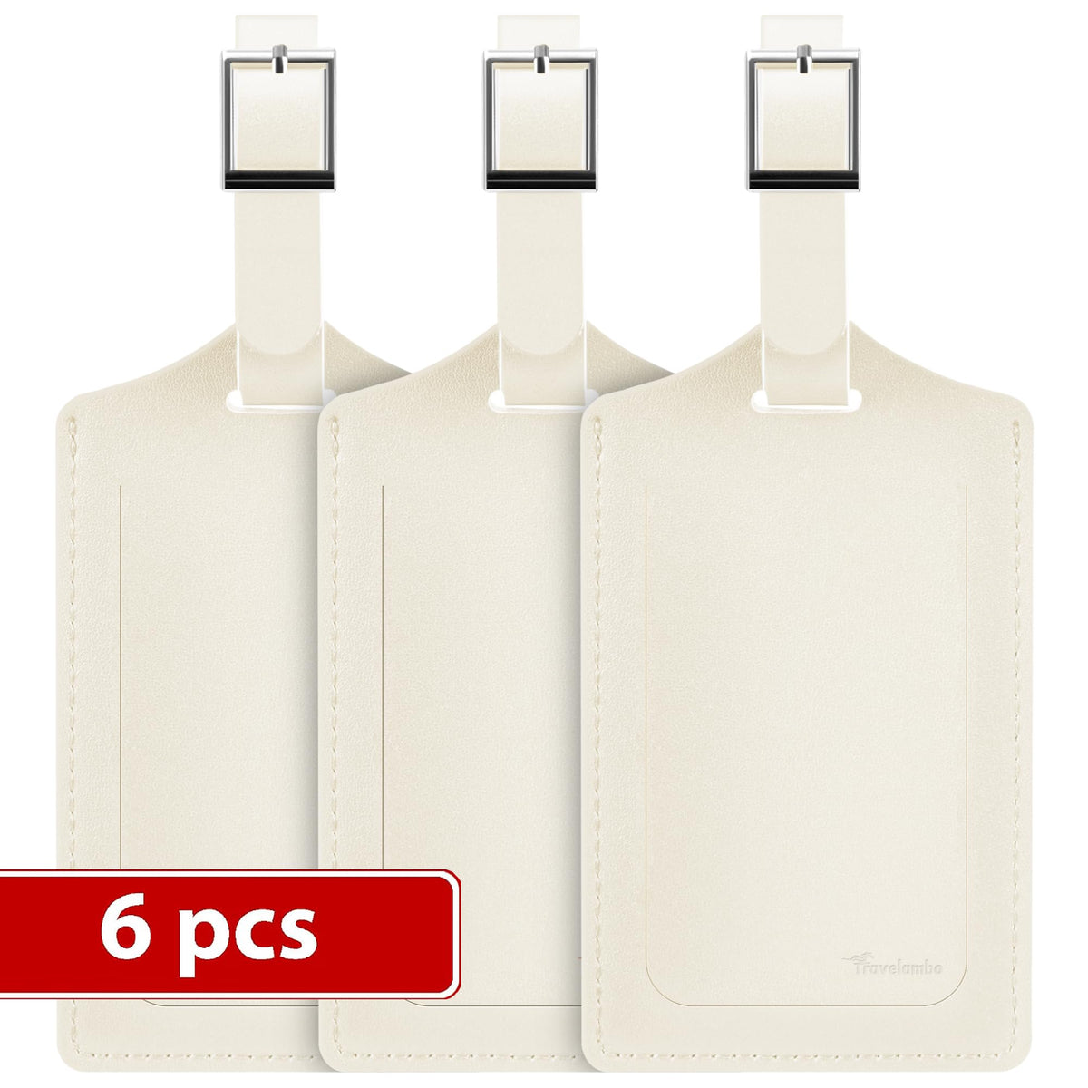 Travelambo 2 Pack Luggage Tags for Suitcases Airplane Travel Essentials