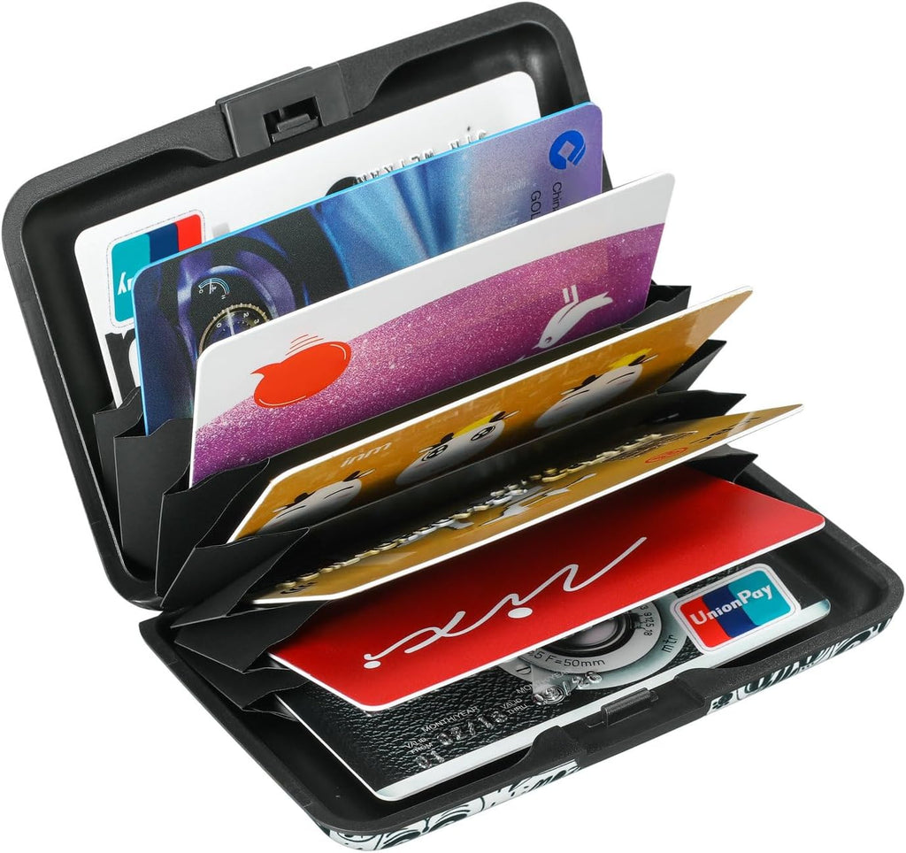 ELFISH RFID Aluminum Wallet Credit Card Protector Case Holder for Men Women