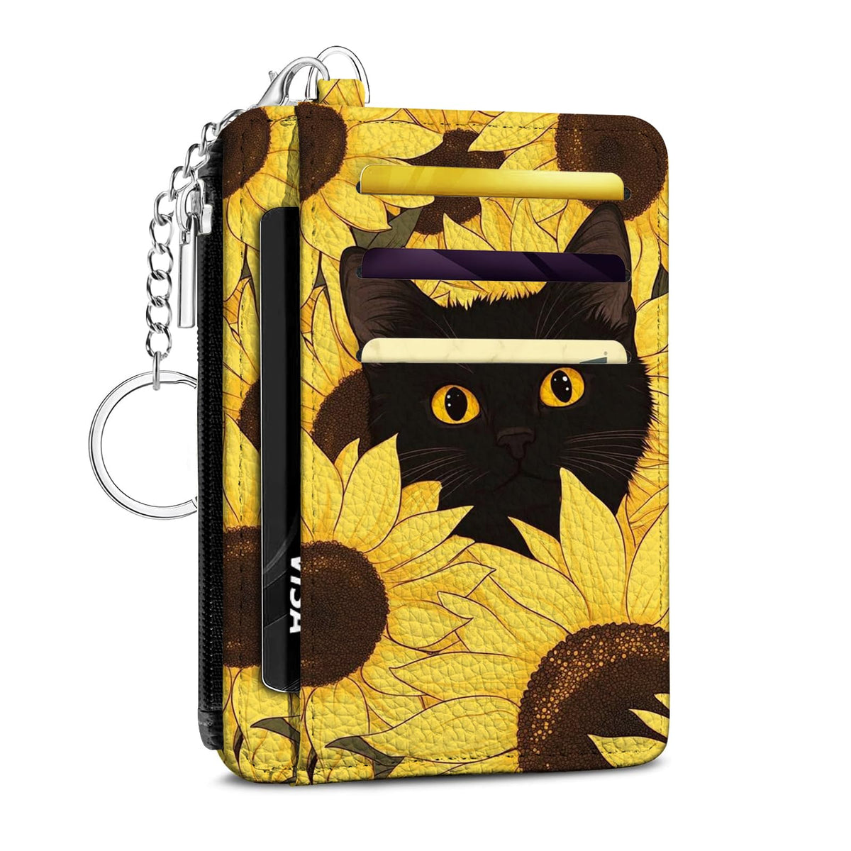 Footprints Credit Card Holder Small Wallet for Women