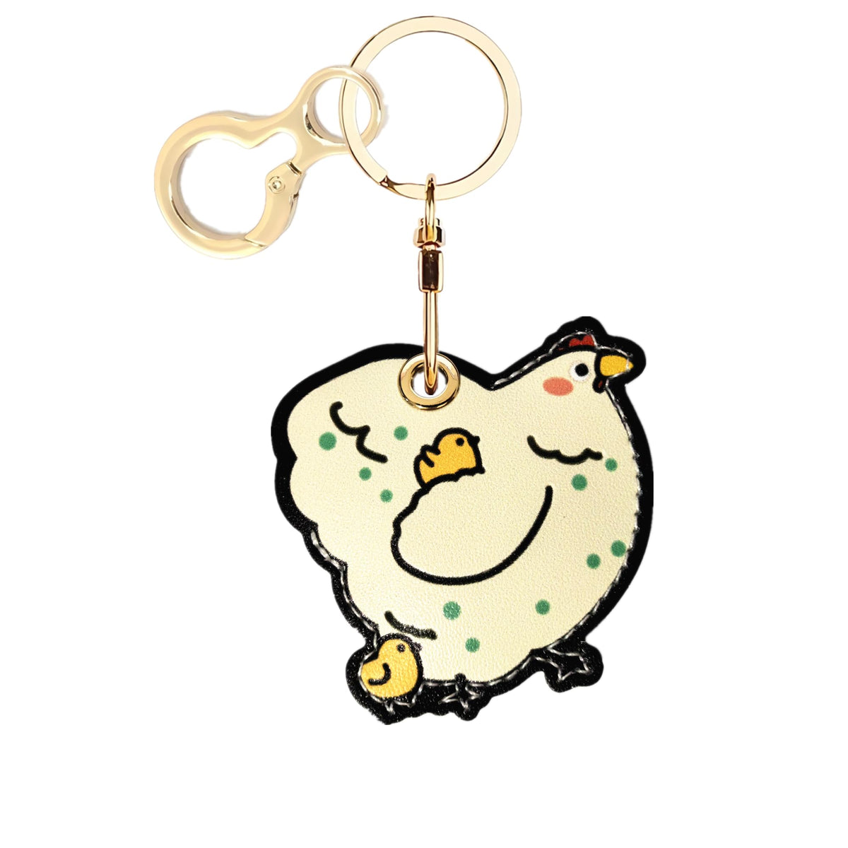 Leather Keychain holder Protective Case Compatible with Apple AirTag