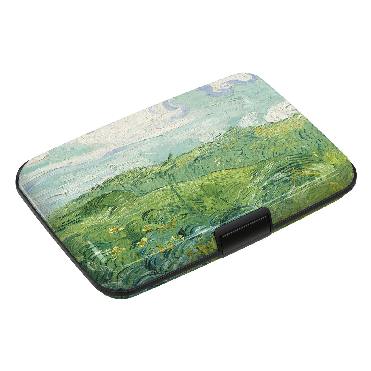 Mini RFID Blocking Credit Card, Cute Cat Wallet Credit Cards Holder Business Card Case Aluminum Metal Travel ID Case for Men Women