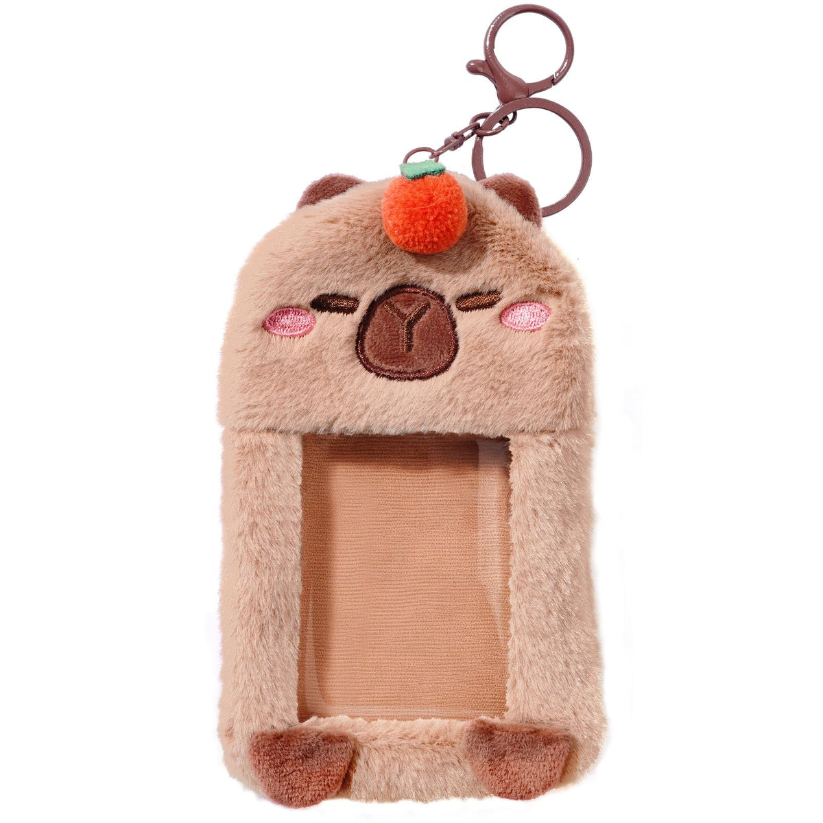 NEWEST Koala Plush Kpop Photocard Holder with Keychain, Cute Koala ID Badge Holder Protector, Soft 3 Inch Cartoon Animal Photo Case Sleeves Stationery for Idol ID Card Student Worker Bag Charm
