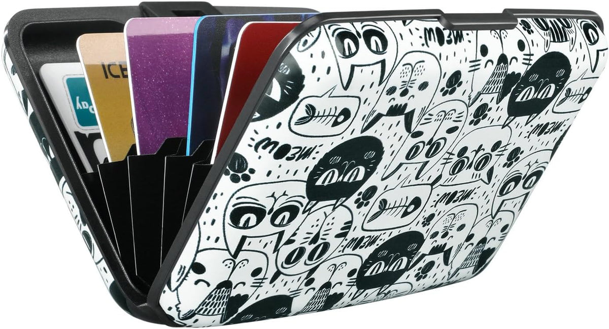 ELFISH RFID Aluminum Wallet Credit Card Protector Case Holder for Men Women