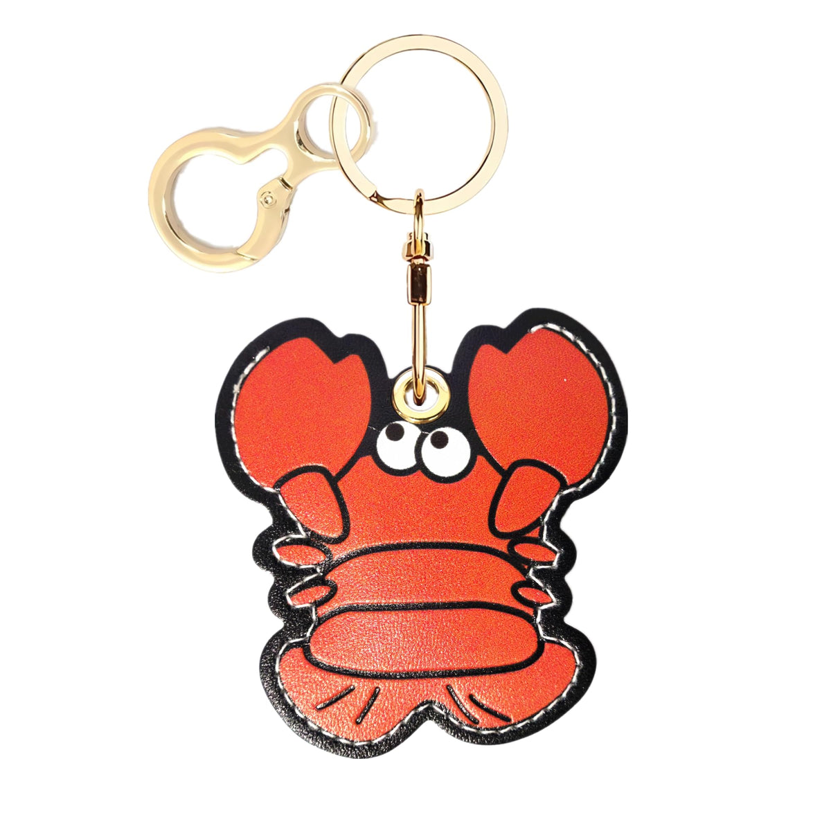Leather Keychain holder Protective Case Compatible with Apple AirTag