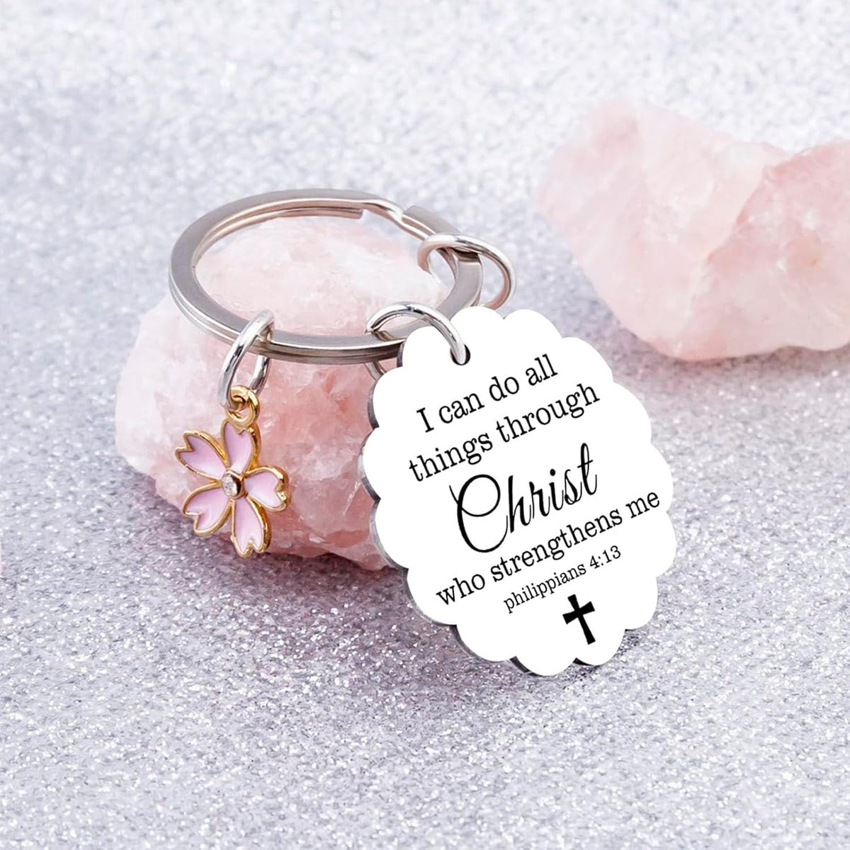 Religious Keychain Gifts for Women Faith Based Gifts for Christian Women