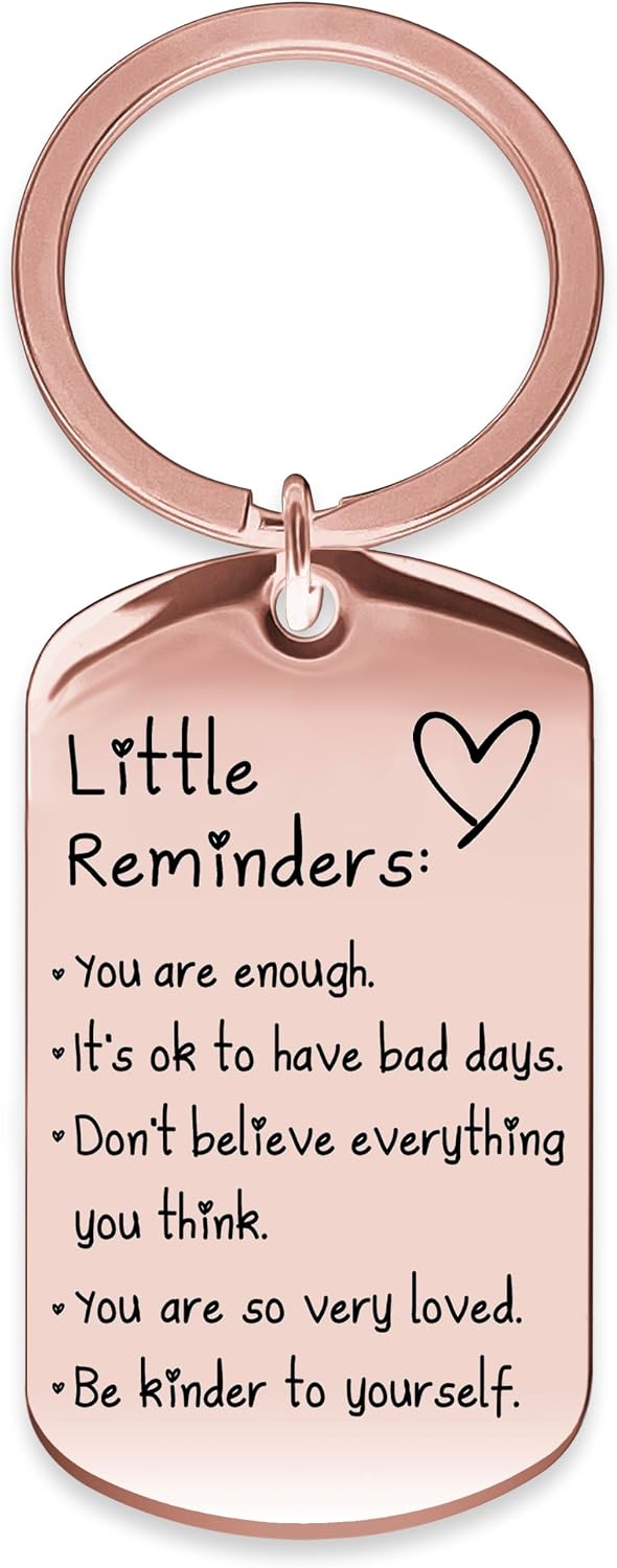 OUMILAN Little Reminders Keychain for Women Men