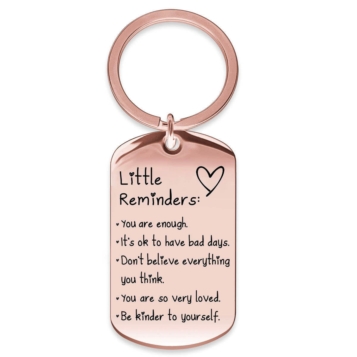 OUMILAN Little Reminders Keychain for Women Men