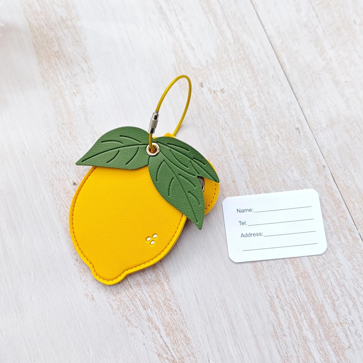 Luggage Tags for Suitcases, Faux Leather Cute Travel Suitcases Tag