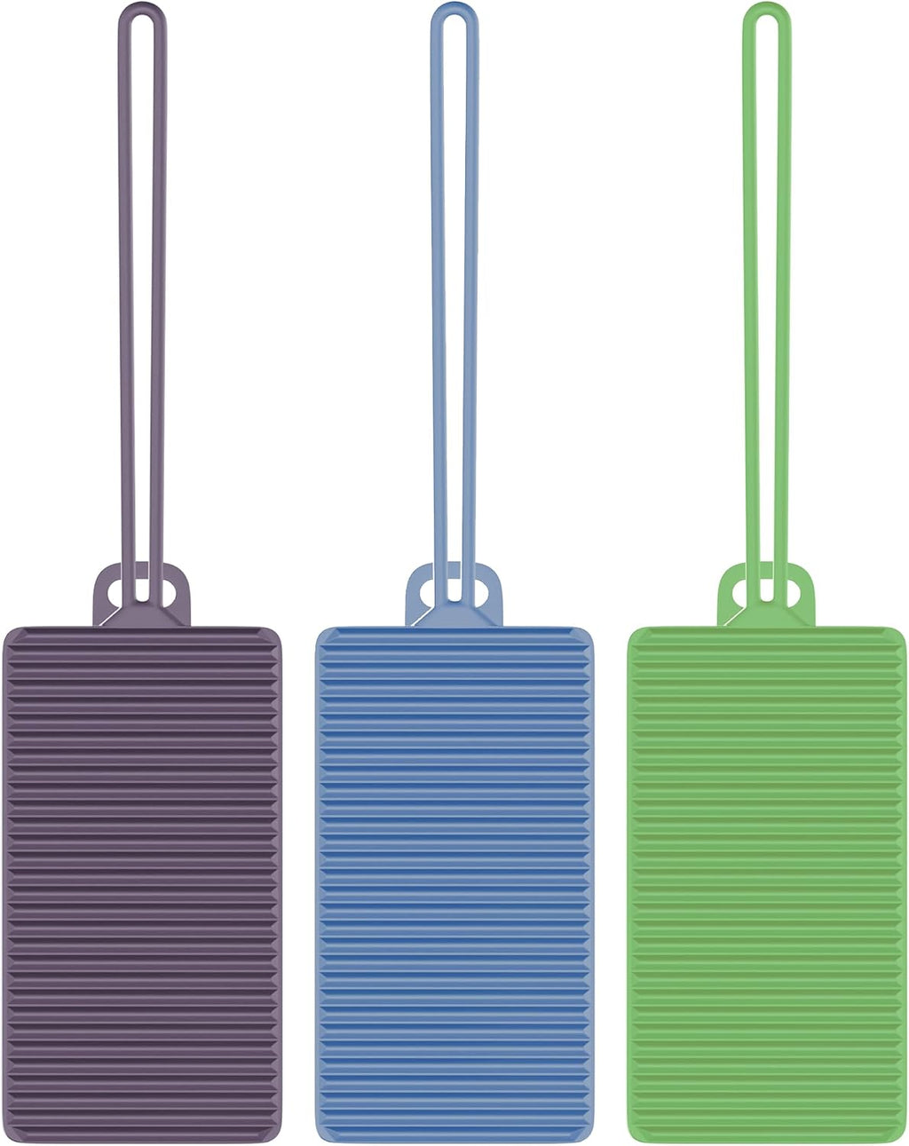 Travelon Set of 3 Silicone Privacy Luggage Tags