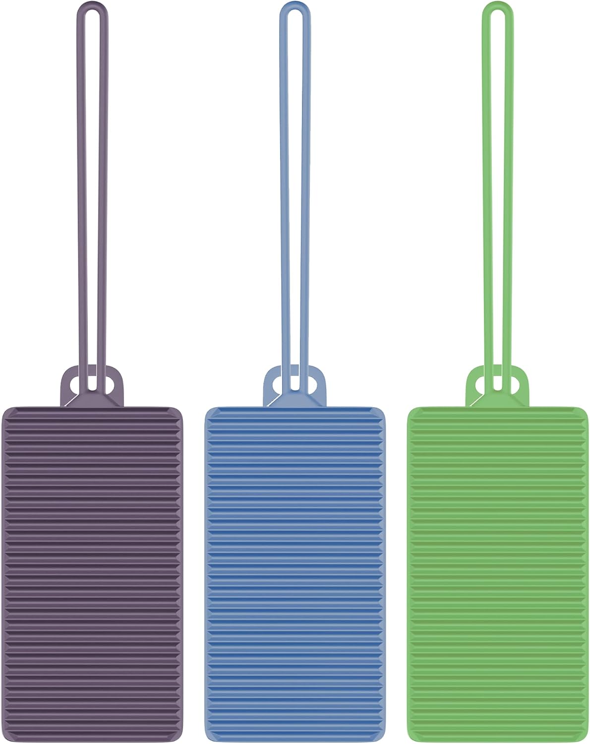 Travelon Set of 3 Silicone Privacy Luggage Tags