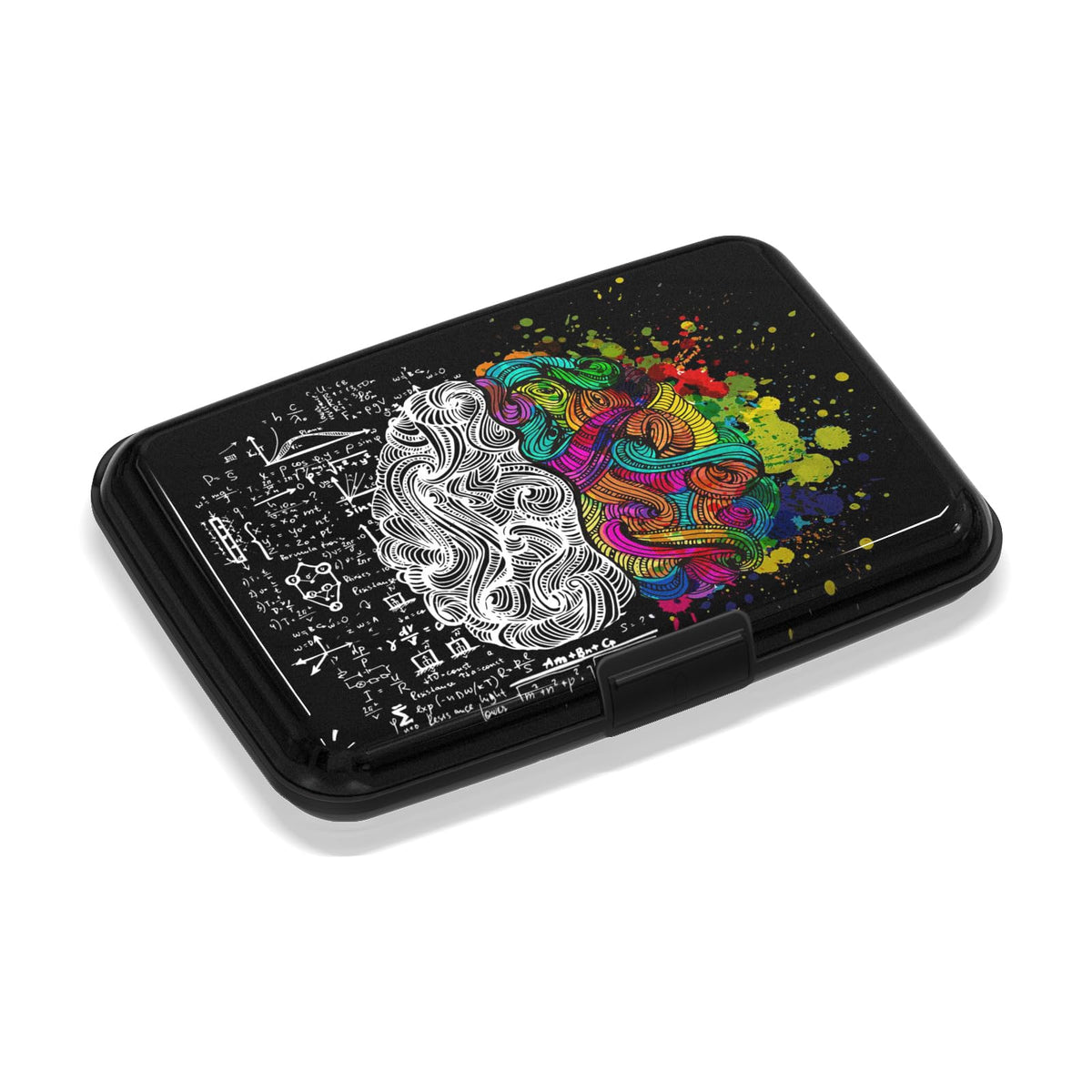 Mini RFID Blocking Credit Card, Cute Cat Wallet Credit Cards Holder Business Card Case Aluminum Metal Travel ID Case for Men Women