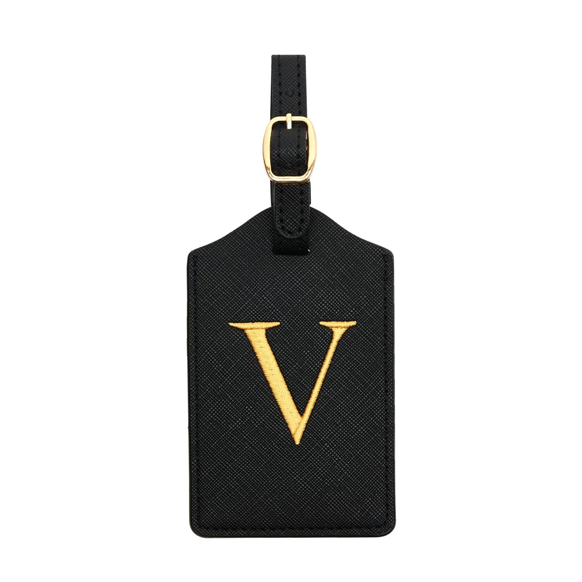 Luggage Tag PU Leather for Suitcase Baggage Handbag Travel Bag Label Suitcase Tag Suitcase Label Tag w. Name Card & Privacy Cover (E)