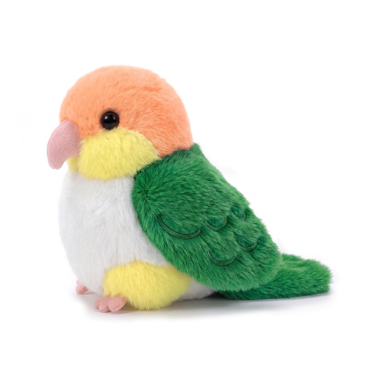 Ditucu Palm-Sized Lavender Pacific Parrotlet Keychain Plush Cute Soft 4.3 inch Bird Stuffed Animal Realistic Purple Parrot Toys Gifts Pendant for Backpack Decoration for Kids Adults